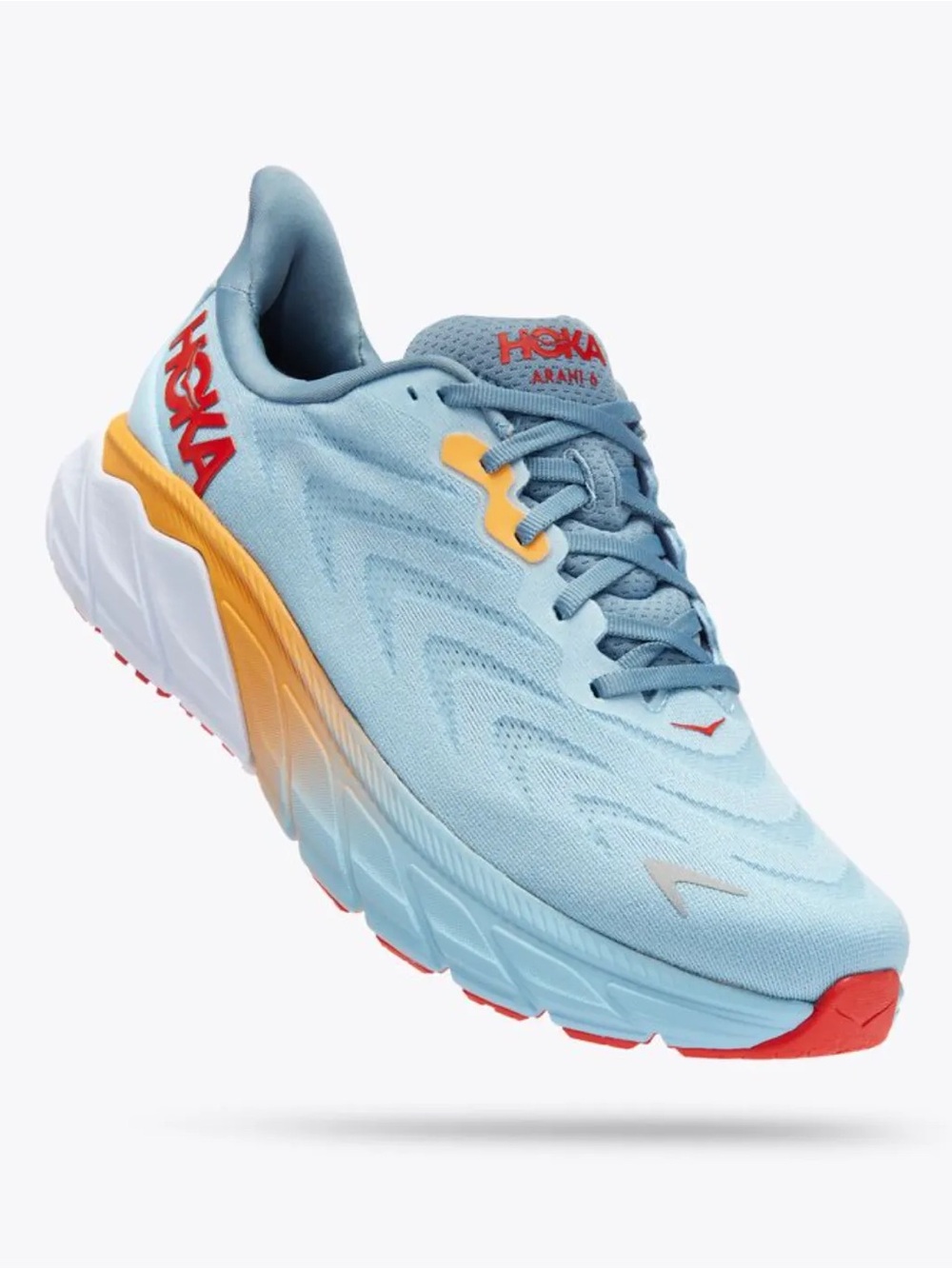 Hoka Arahi 6 Mens Running Size 9D 1123194/SSMS Superb Clean Condition With Box.